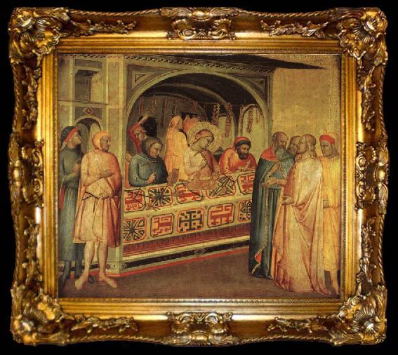 framed  unknow artist St.Eligius in the Goldsmiths